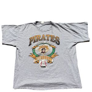 VTG Pittsburgh Pirates Men's T-Shirt Size XL 90s National league Single Stitch
